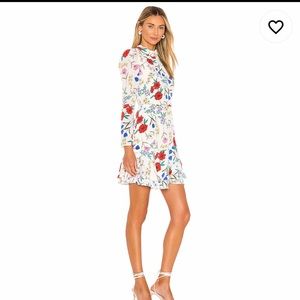 Night Fever Dress - floral print